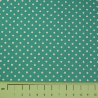 Fabric by the Metre - 009 Spots (3mm) - Turquoise